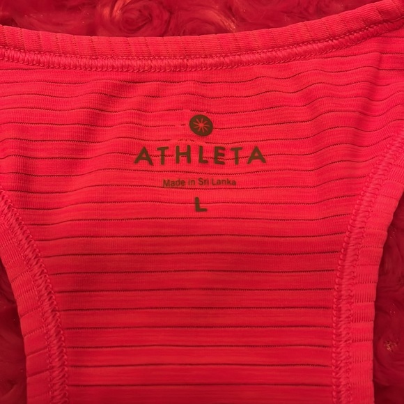 Barbie Pink Athleta Tank - Ribbed Racer Back Like New 💖 - Picture 6 of 10